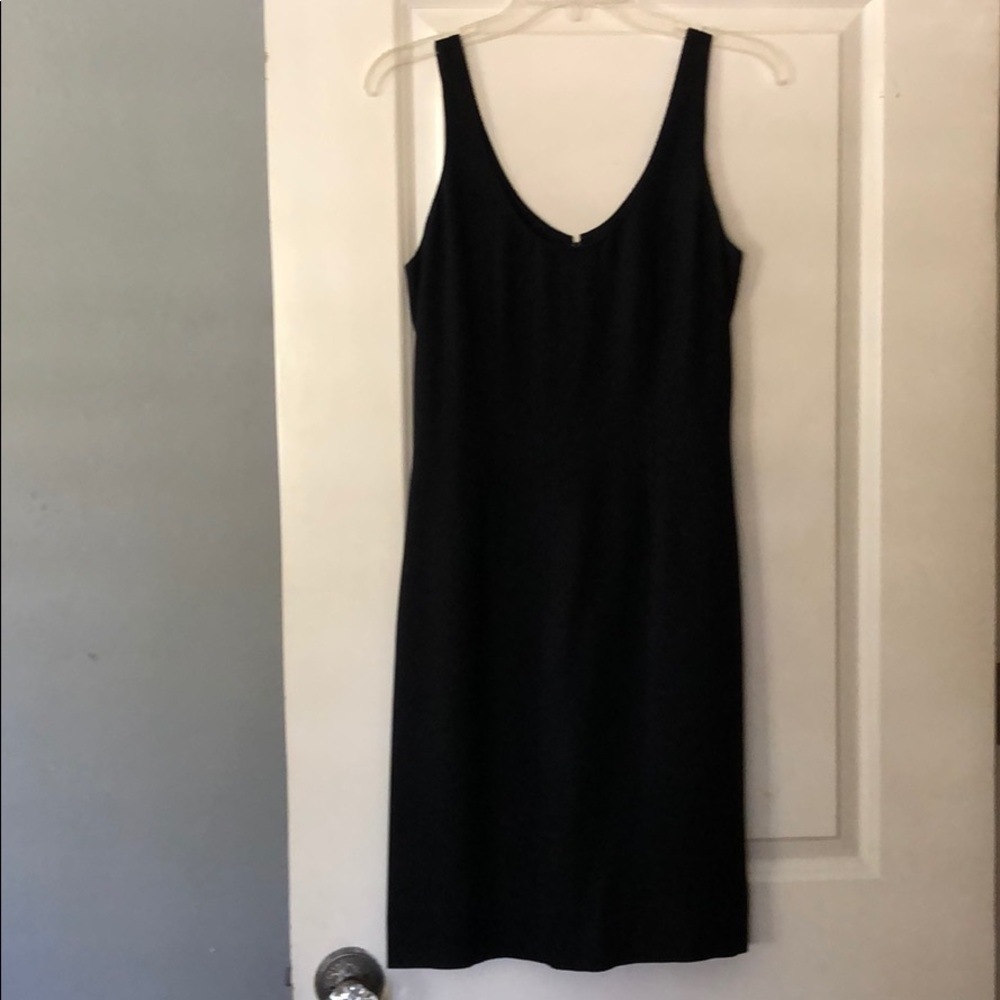 Sonia Rykiel black scoop neck dress